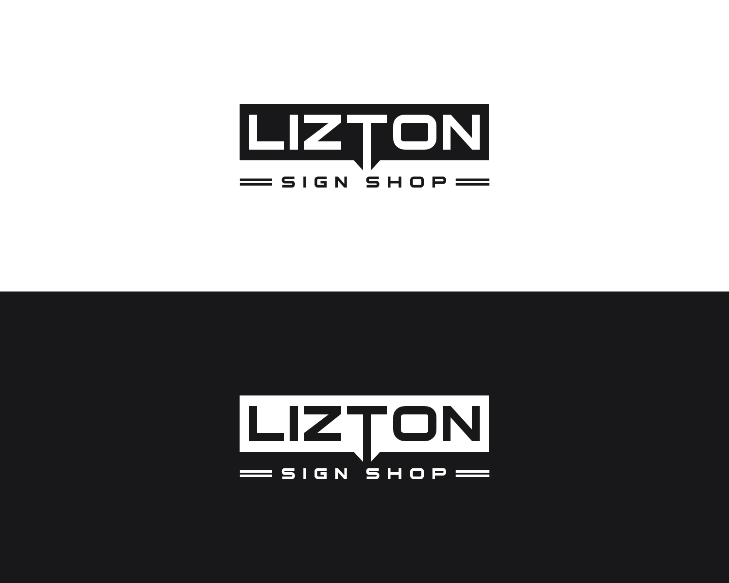 Logo Design by MAWBM for The Lizton Sign Shop | Design #26319049