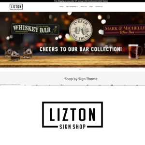 Logo Design by Rhibas for The Lizton Sign Shop | Design: #26280169
