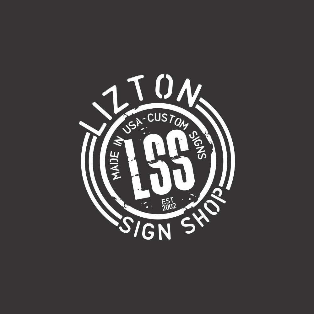 Logo Design by NATURAL SRI for The Lizton Sign Shop | Design #26332555