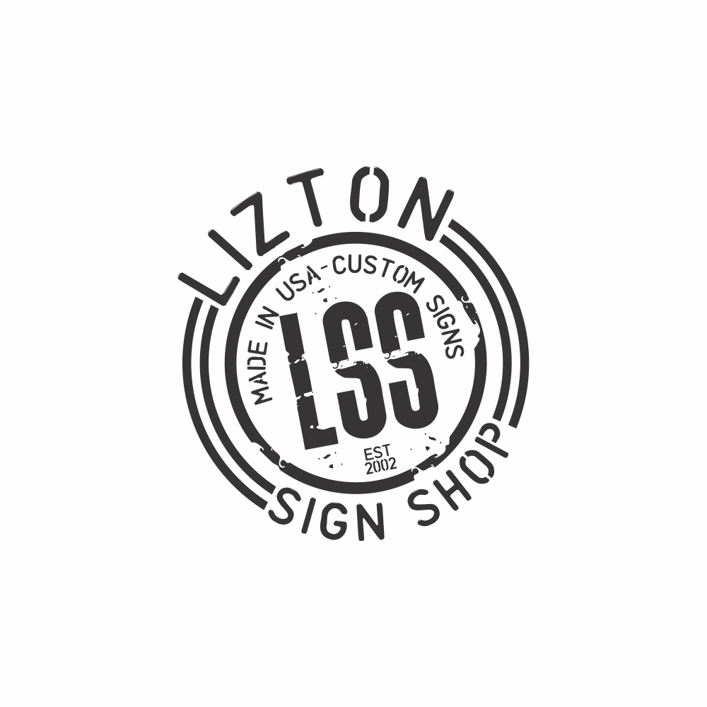 Logo Design by NATURAL SRI for The Lizton Sign Shop | Design #26332556