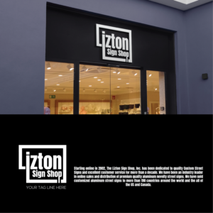 Logo Design by Walker Designer 2 for The Lizton Sign Shop | Design: #26280301