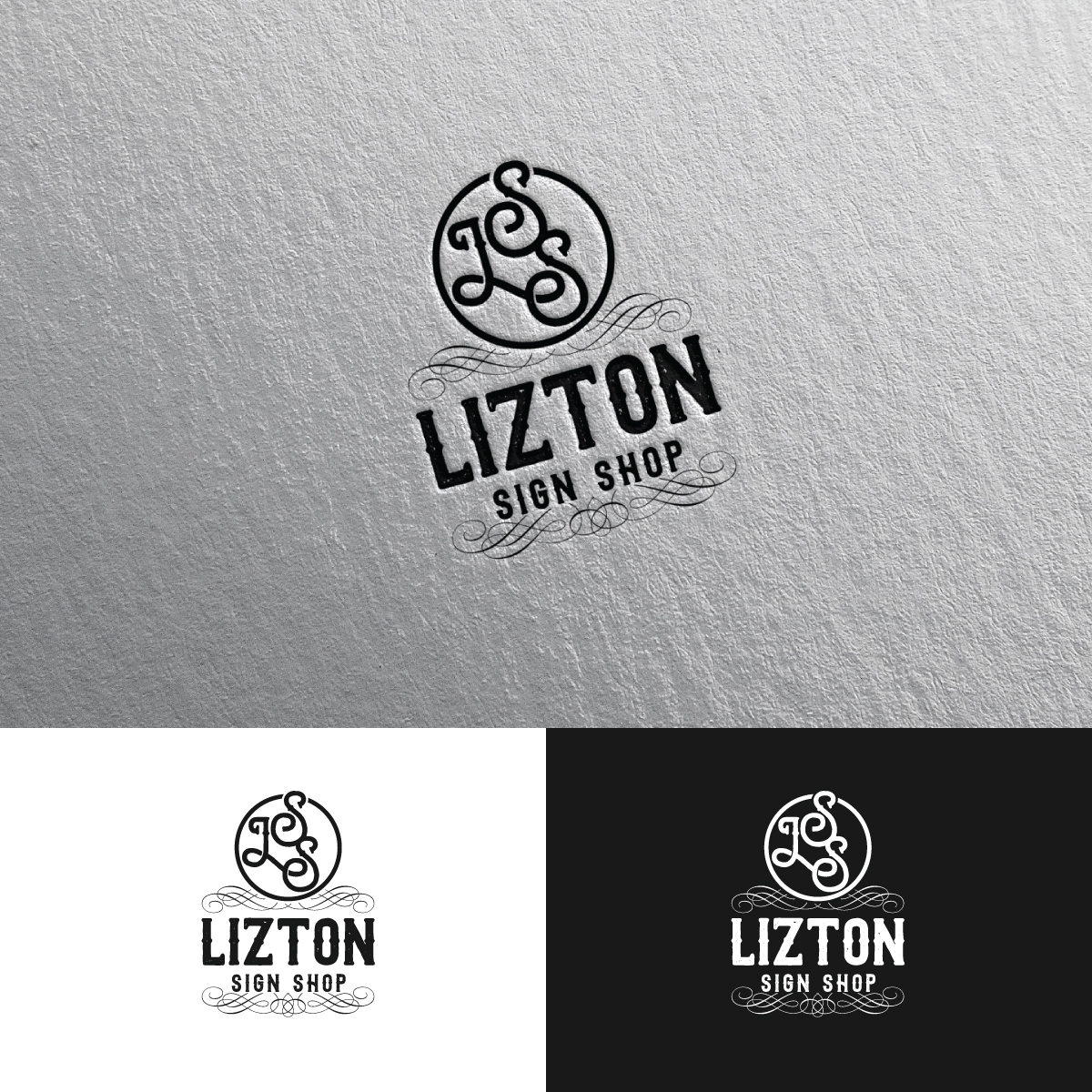 Logo Design by Rii for The Lizton Sign Shop | Design #26286150