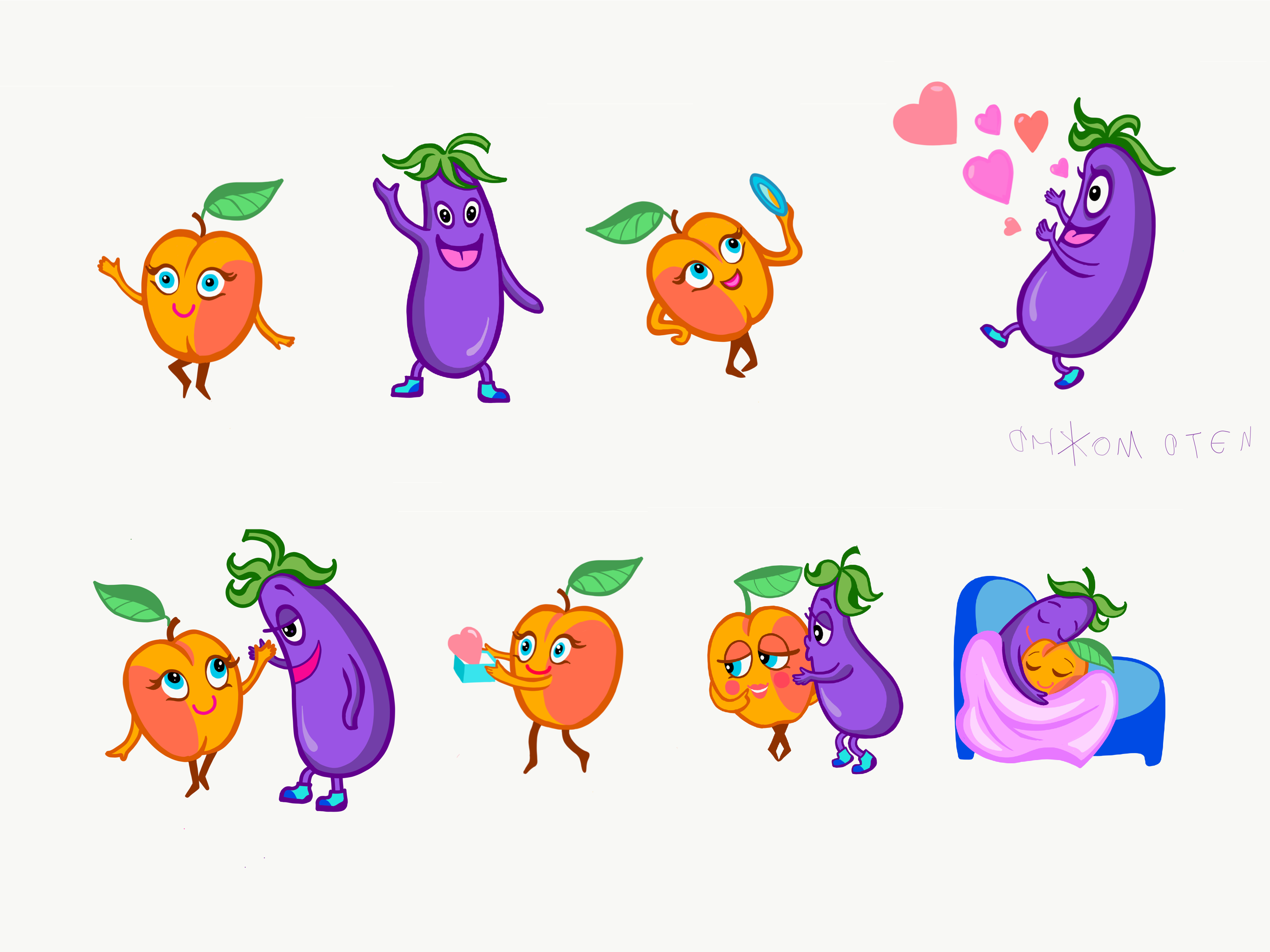Character Design by 1guzelnovikova1@gmail.com for PEACHY LLC | Design #26312677