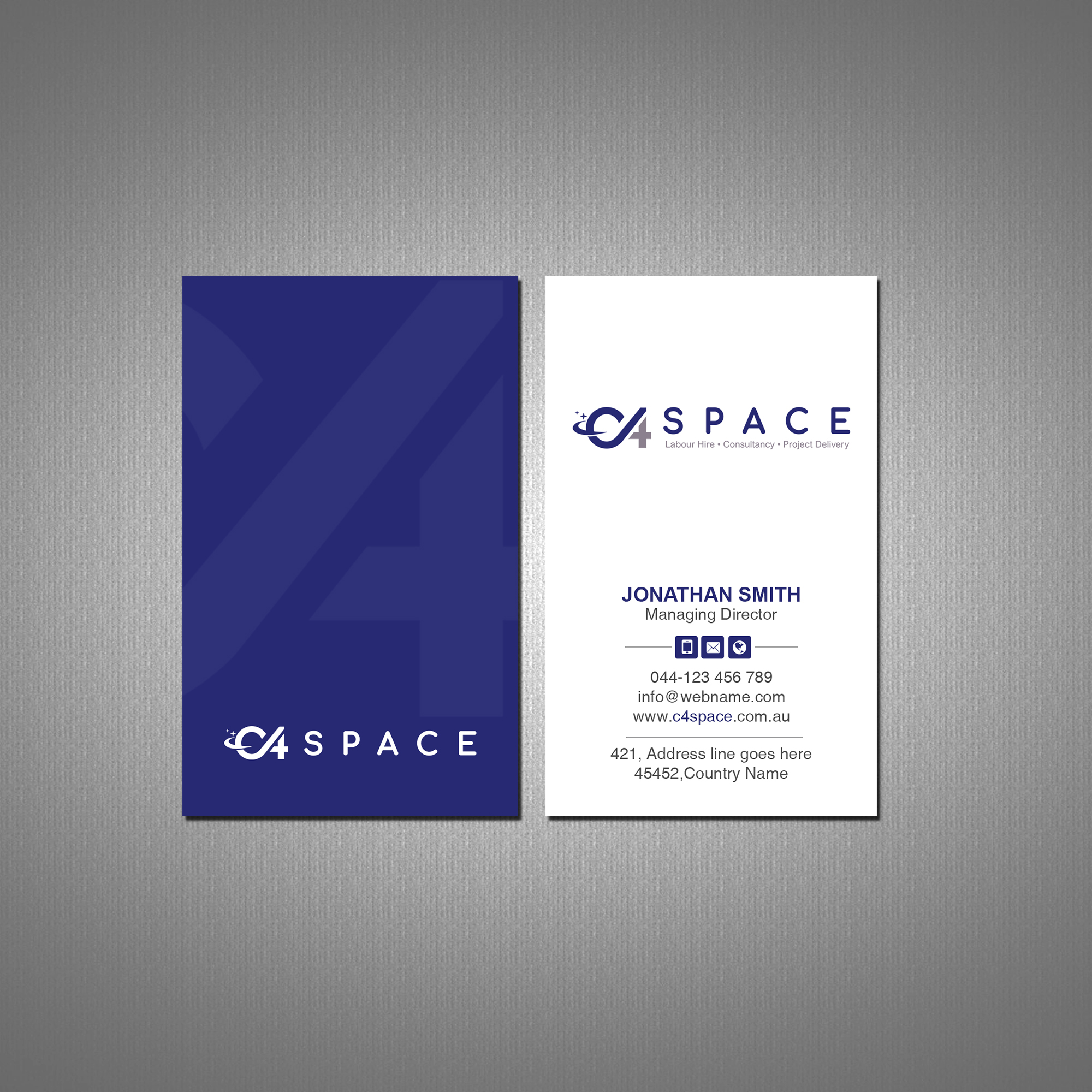 Business Card Design by Creations Box 2015 for this project | Design #26293523