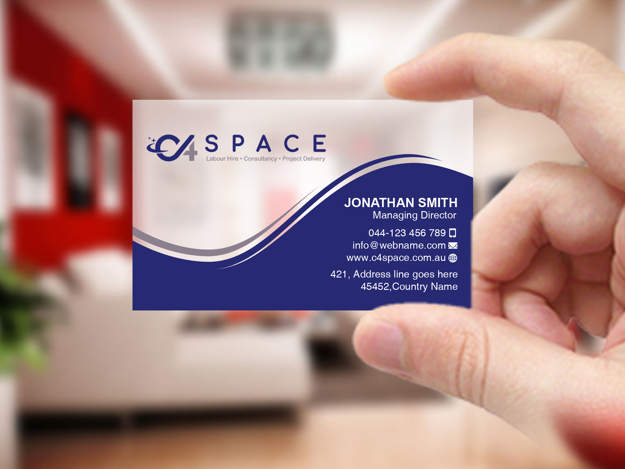 Business Card Design by Creations Box 2015 for this project | Design #26295831