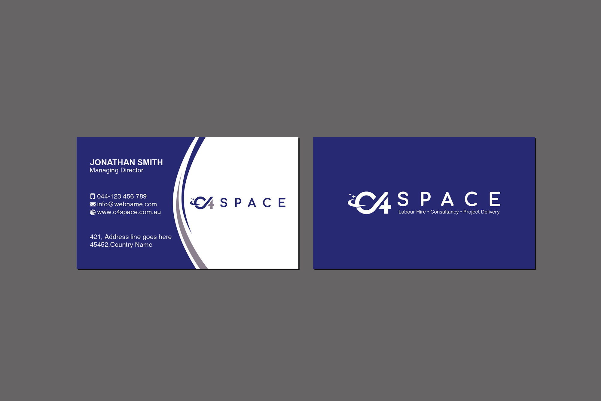 Business Card Design by Creations Box 2015 for this project | Design #26295840