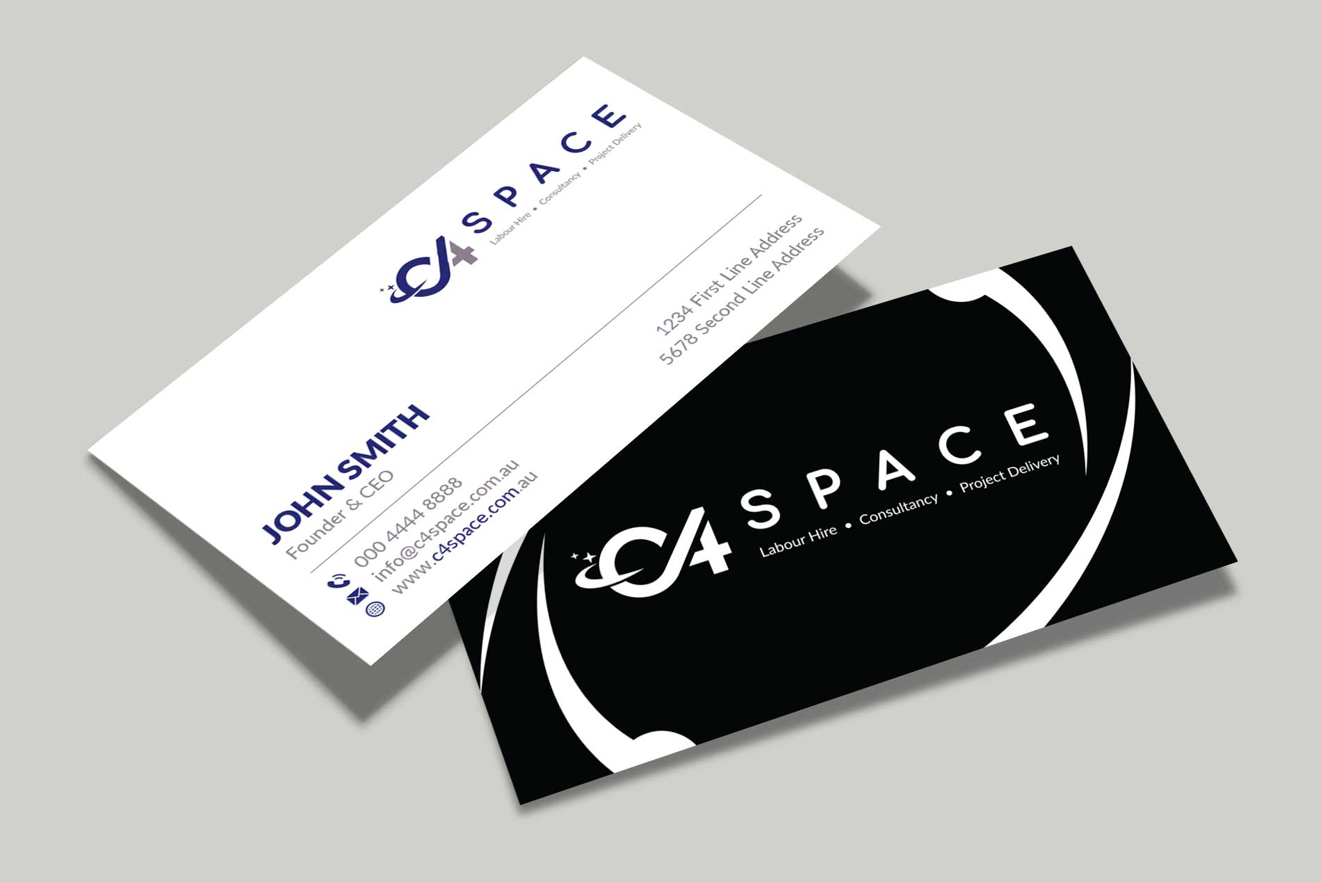 Visitenkarten-Design von Musa. A für dieses Projekt | Design #26281050