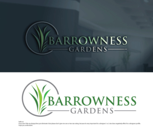 Barrowness Gardens- Your professional female-only gardening service | Logo Design by sekanul