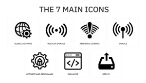 Artificial intelligence company needs icons refresh for its desktop software | Icon Design by Titan Eagle