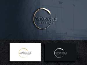 Aston Gold Interiors | Logo Design by ArtSamurai