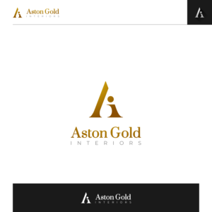 Aston Gold Interiors | Logo Design by toothless99