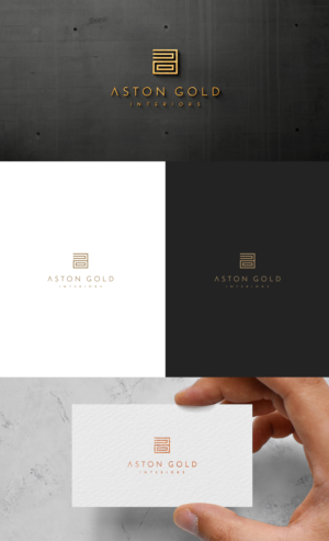 Aston Gold Interiors | Logo Design by GLDesigns