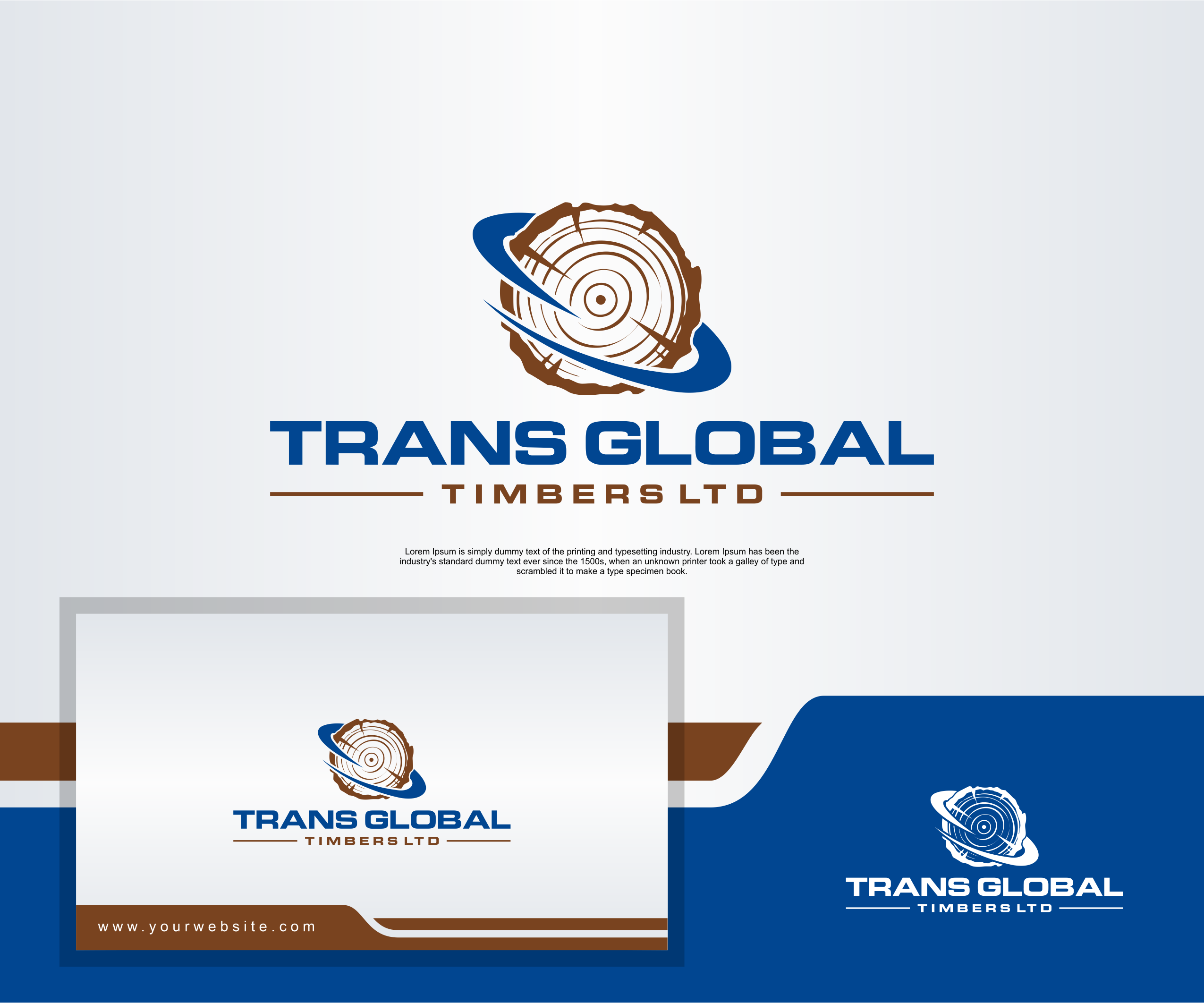 Logo Design by basukiraman for Trans Global Timbers Ltd | Design: #26283925
