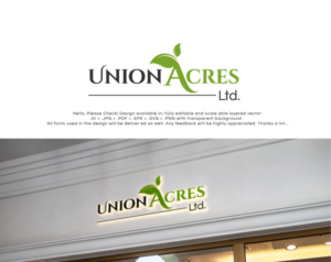 Diseño de Logo por Pro_DesignMaster para Union Acres Ltd. | Diseño: #26287289