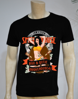 Bar-B-Qutie ( name of restaurant Smokehouse41) | T-Shirt-Design von BABLEO