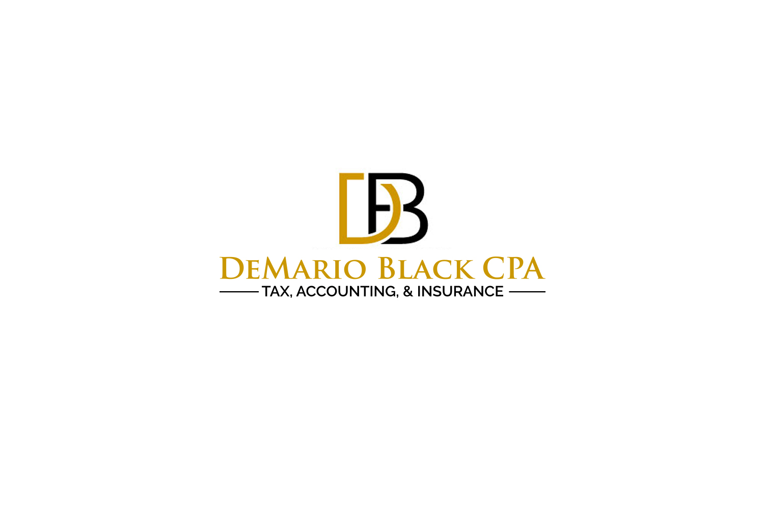 Diseño de Logo por Fiana designs para DeMario Black, CPA | Diseño: #26293489