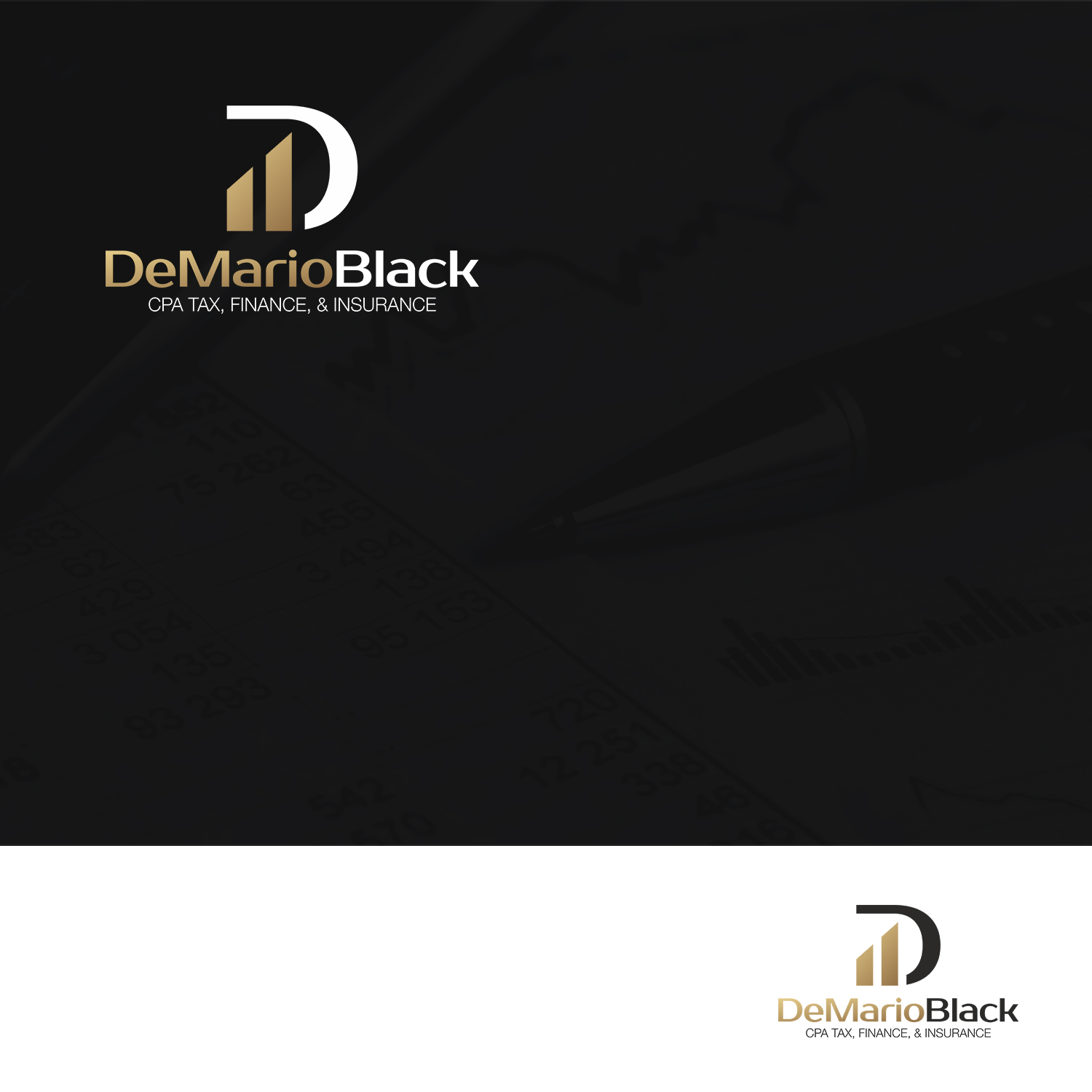 Diseño de Logo por logodentity para DeMario Black, CPA | Diseño #26285062