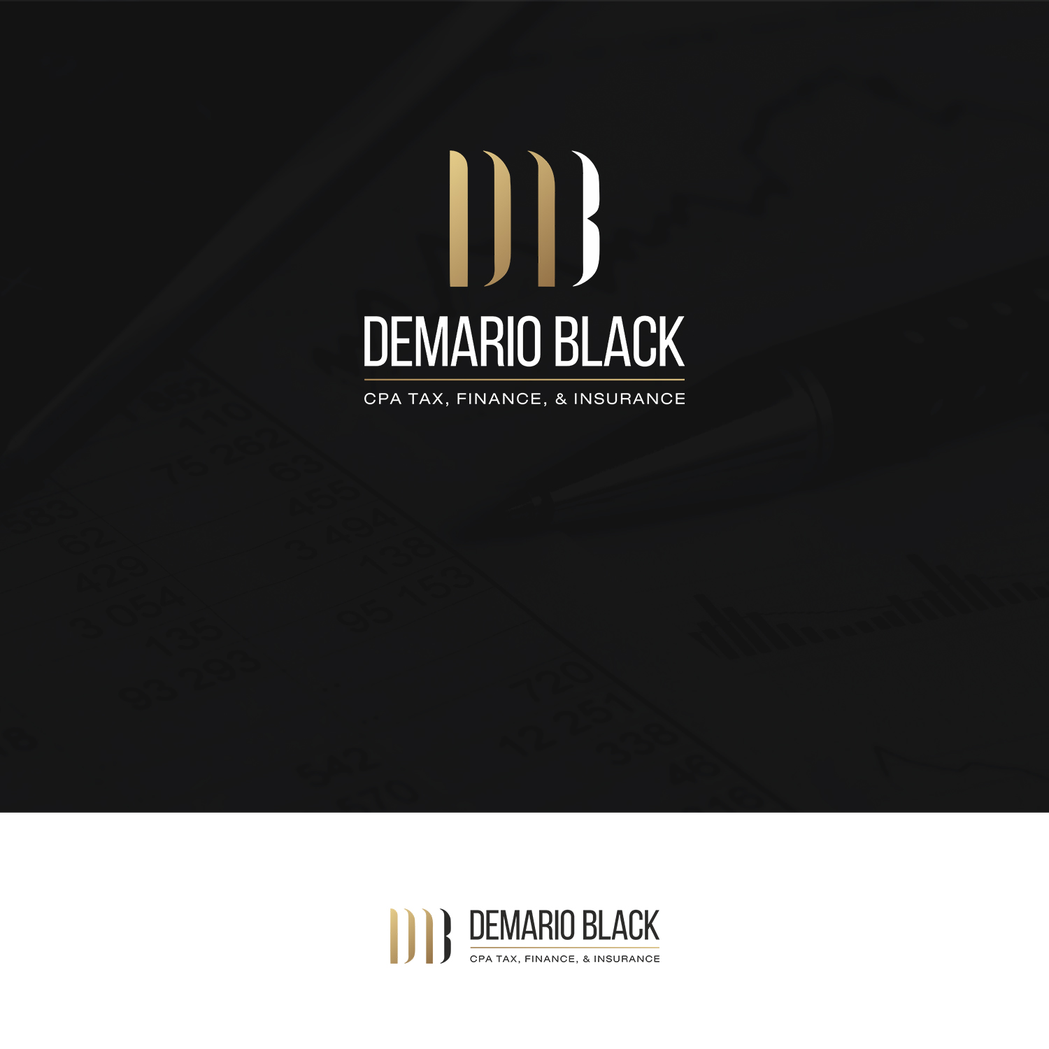 Diseño de Logo por logodentity para DeMario Black, CPA | Diseño #26285073