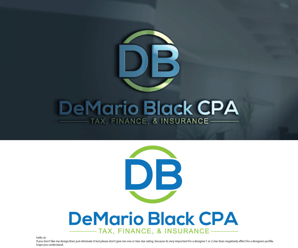 Logo Design by sekanul for DeMario Black, CPA | Design #26288766