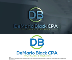 DeMario Black CPA  Tax, Accounting, & Insurance | Logo Design by sekanul