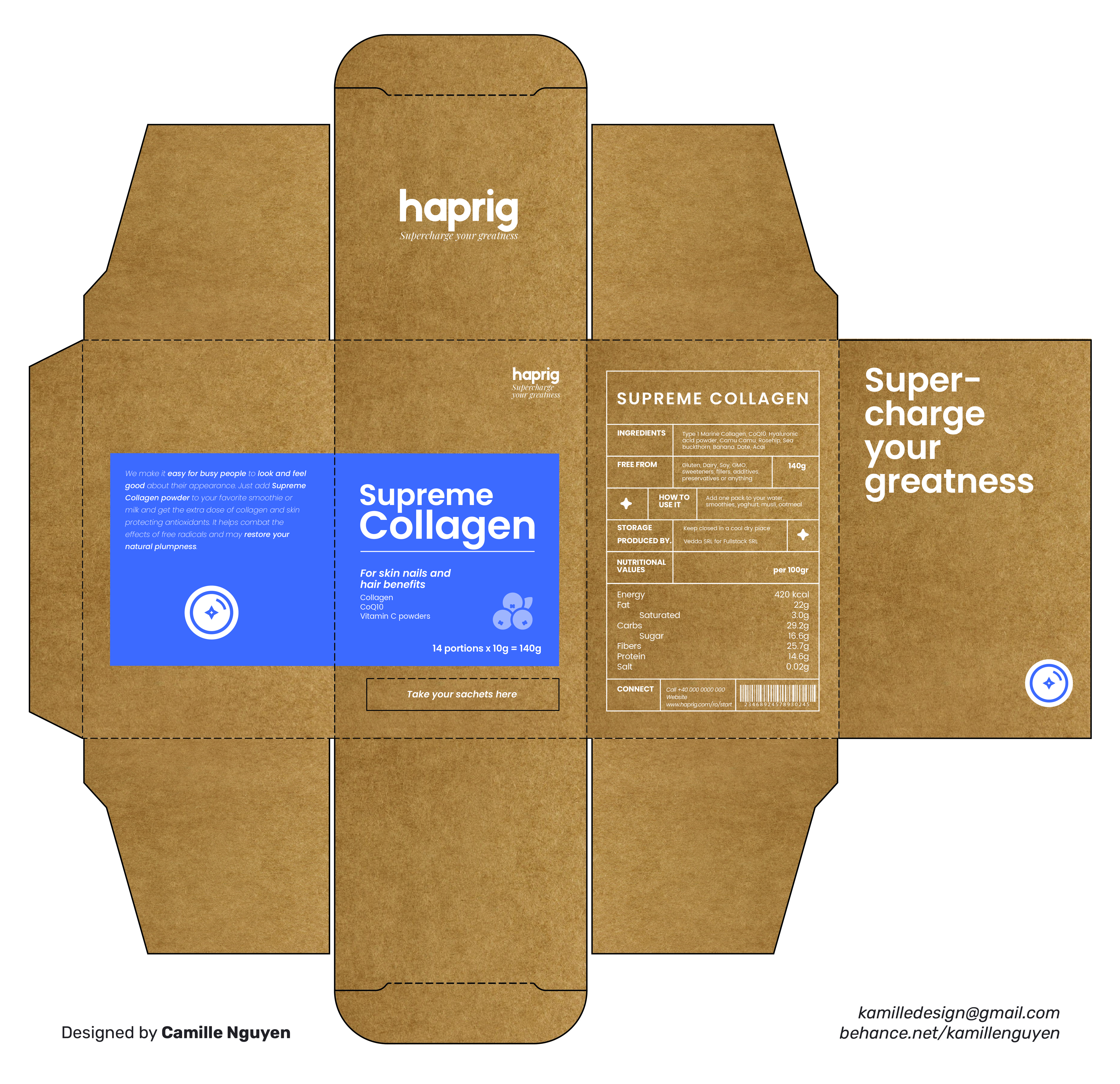 Packaging Design by Camille Nguyen for this project | Design #26326174