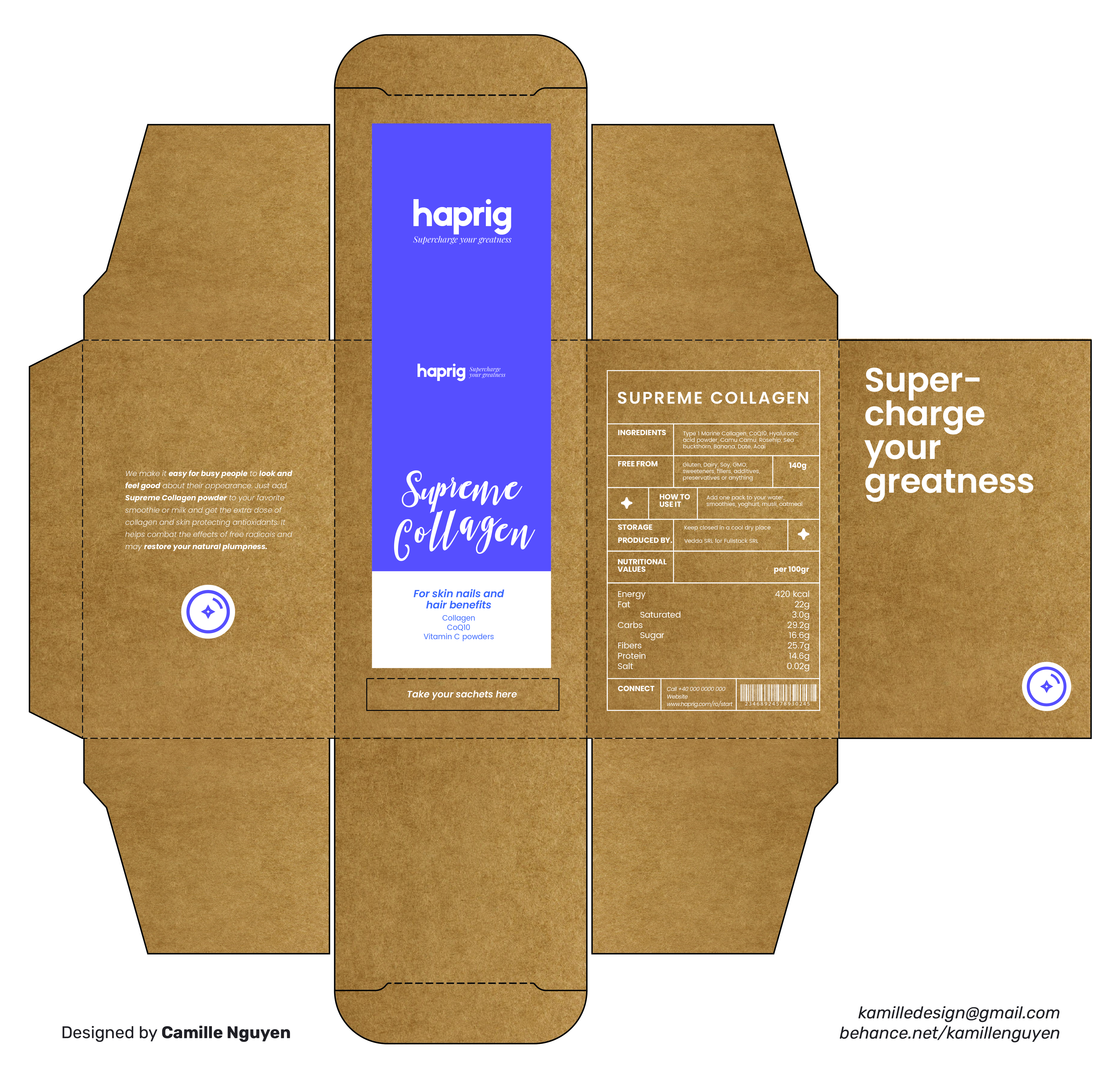 Packaging Design by Camille Nguyen for this project | Design #26326176