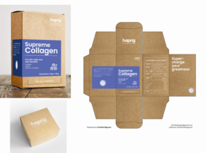 Box design for superfood powders | Diseño de Empaque por Camille Nguyen