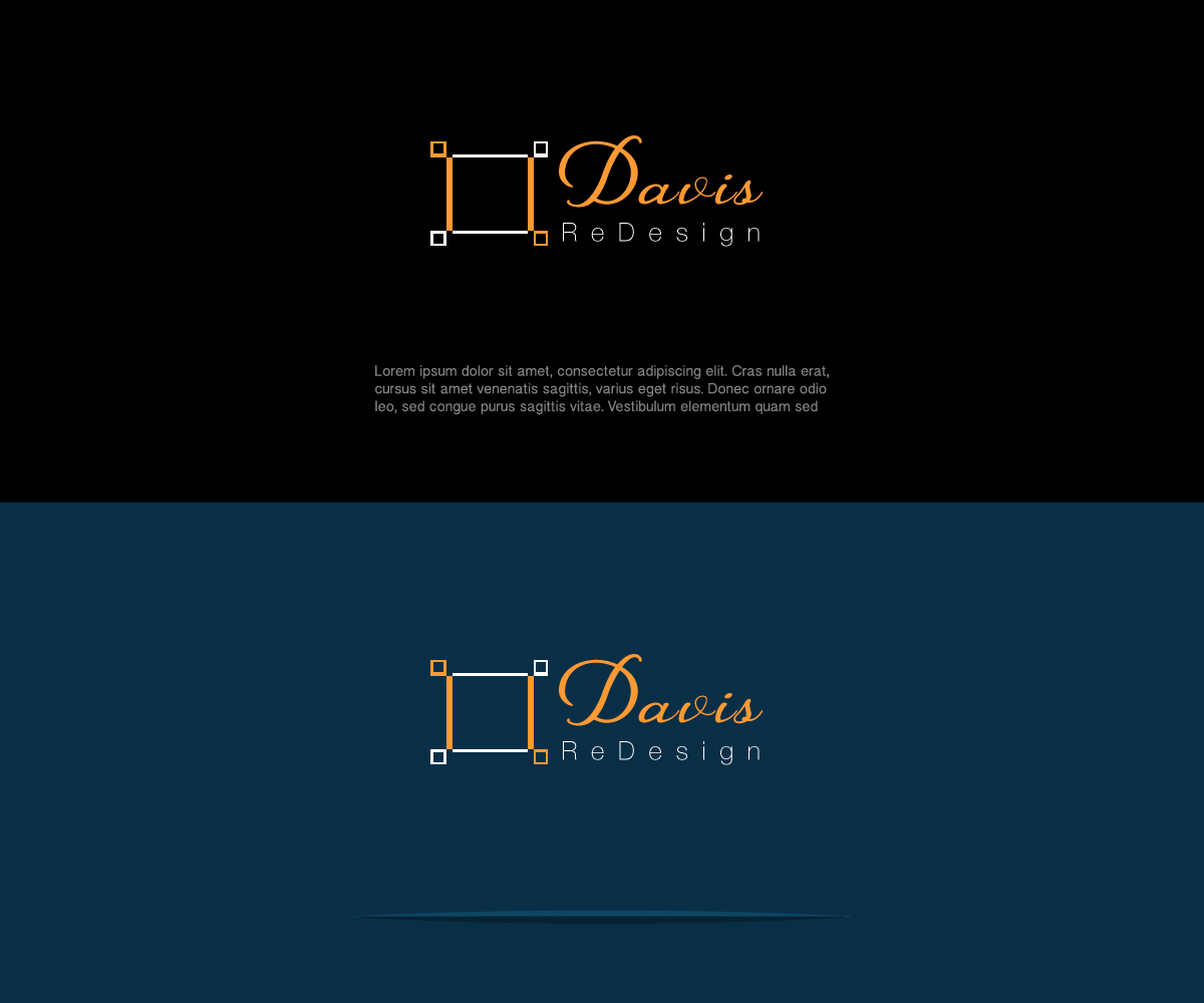 Logo Design by edwinnegz1 for Davis Redesign LLC | Design #26291547