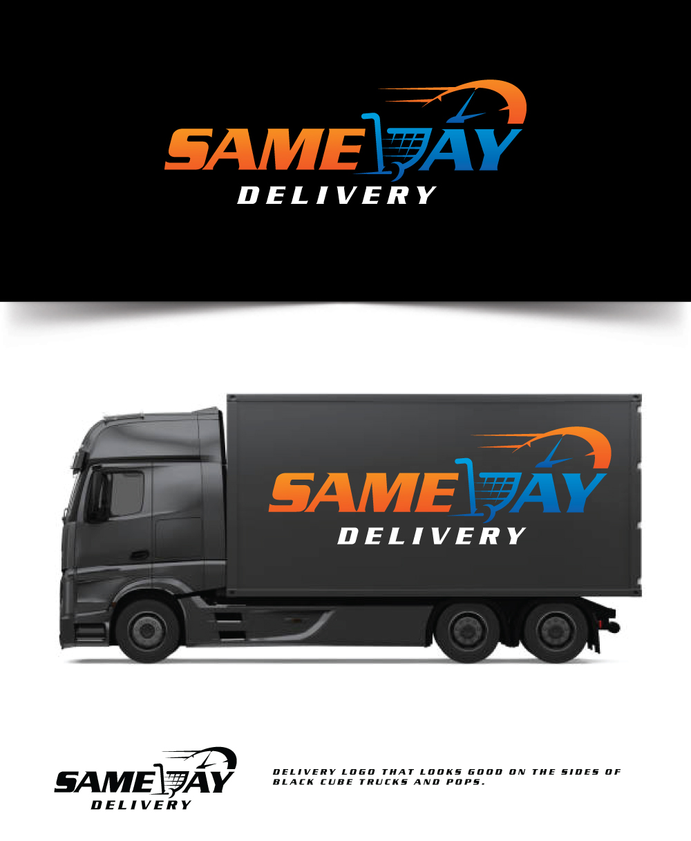 Logo Design by ecorokerz for Same day delivery | Design #26286265