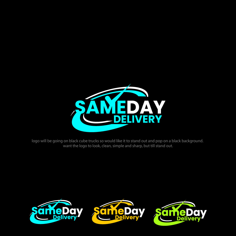 Logo Design by nzdesigners for Same day delivery | Design #26301126