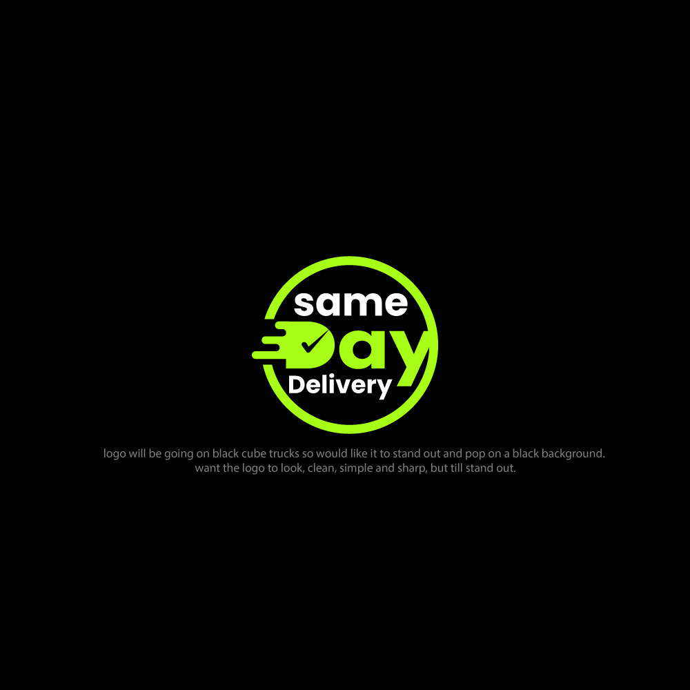 Logo Design by NZ Creatives for Same day delivery | Design #26301127