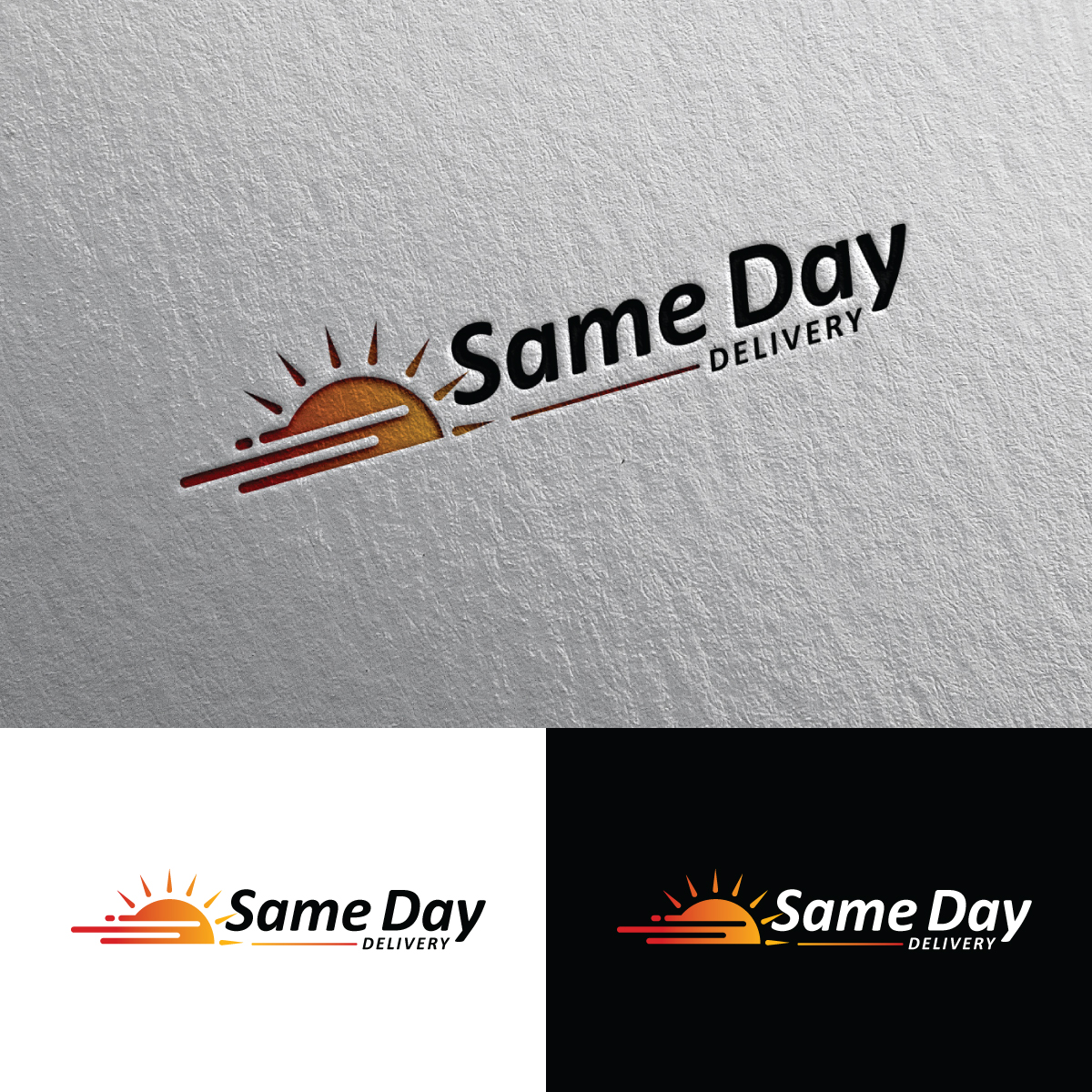 Logo Design by Rii for Same day delivery | Design #26286410