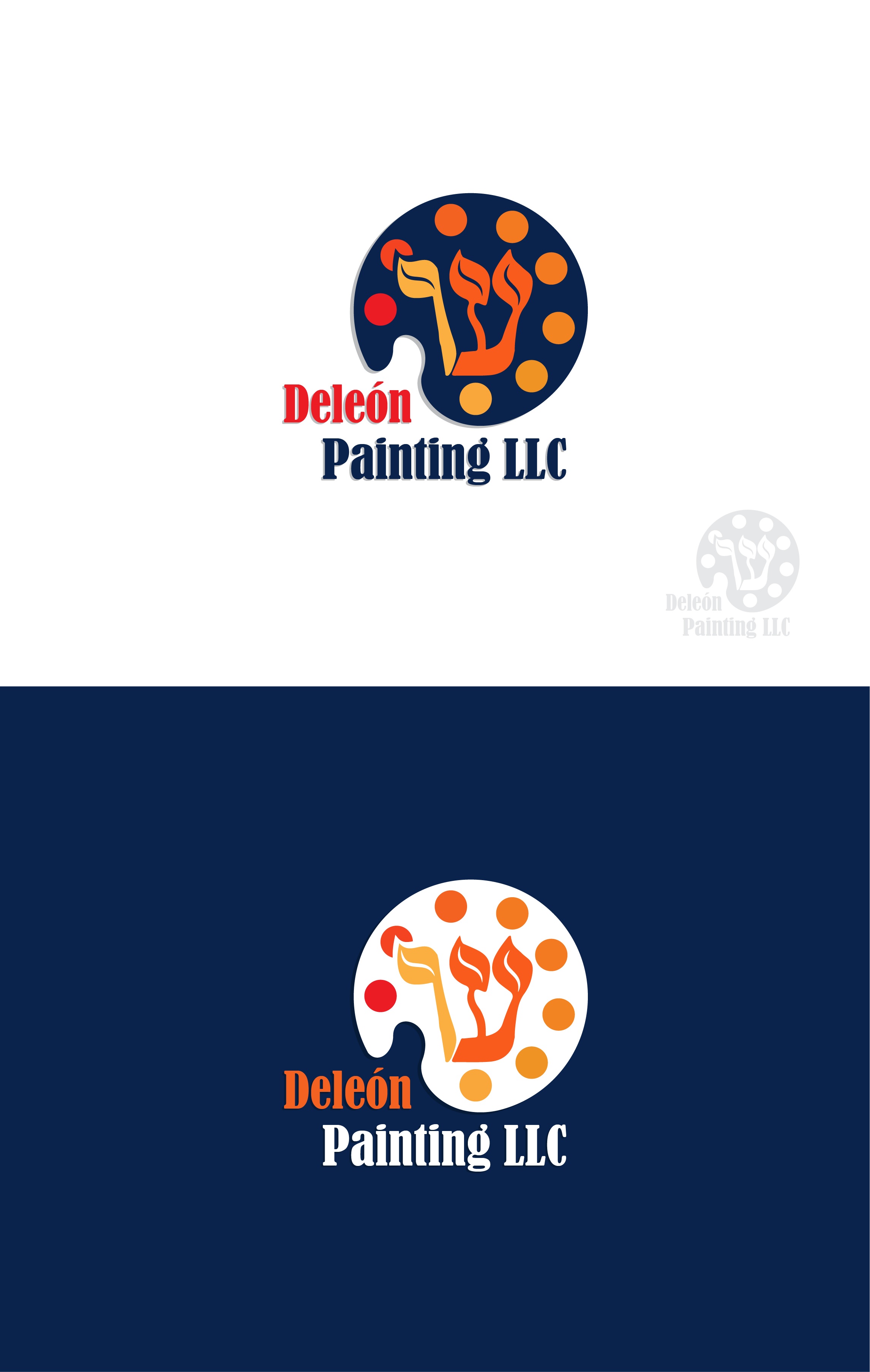 Logo Design by Kira Graphics for Deleón Painting | Design #26292279