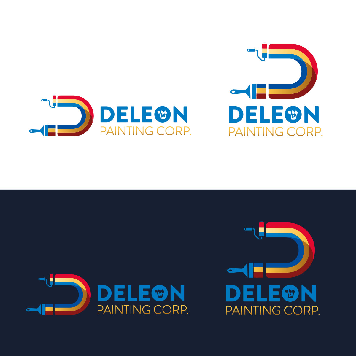 Logo Design by Aaaron for Deleón Painting | Design #26411373
