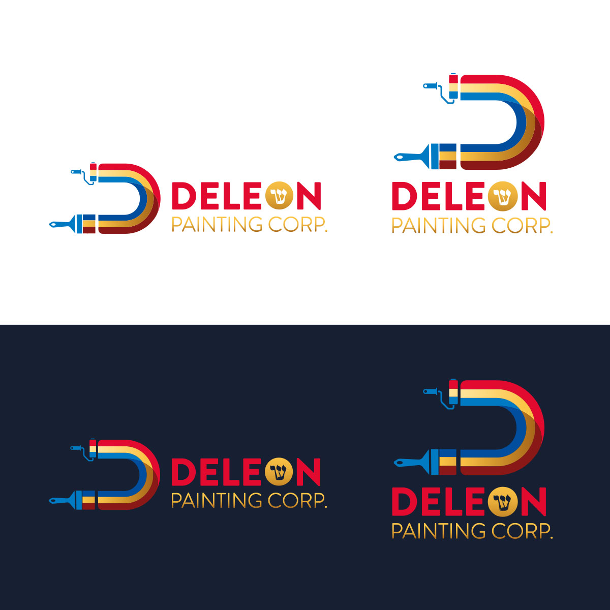Logo Design by Aaaron for Deleón Painting | Design #26413660