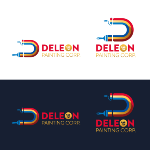 Logo Design by Aaaron for Deleón Painting | Design: #26413660