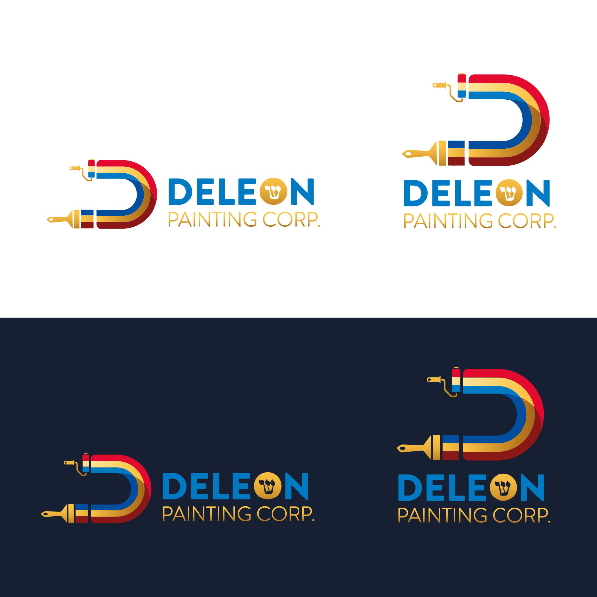 Logo Design by Aaaron for Deleón Painting | Design #26413661