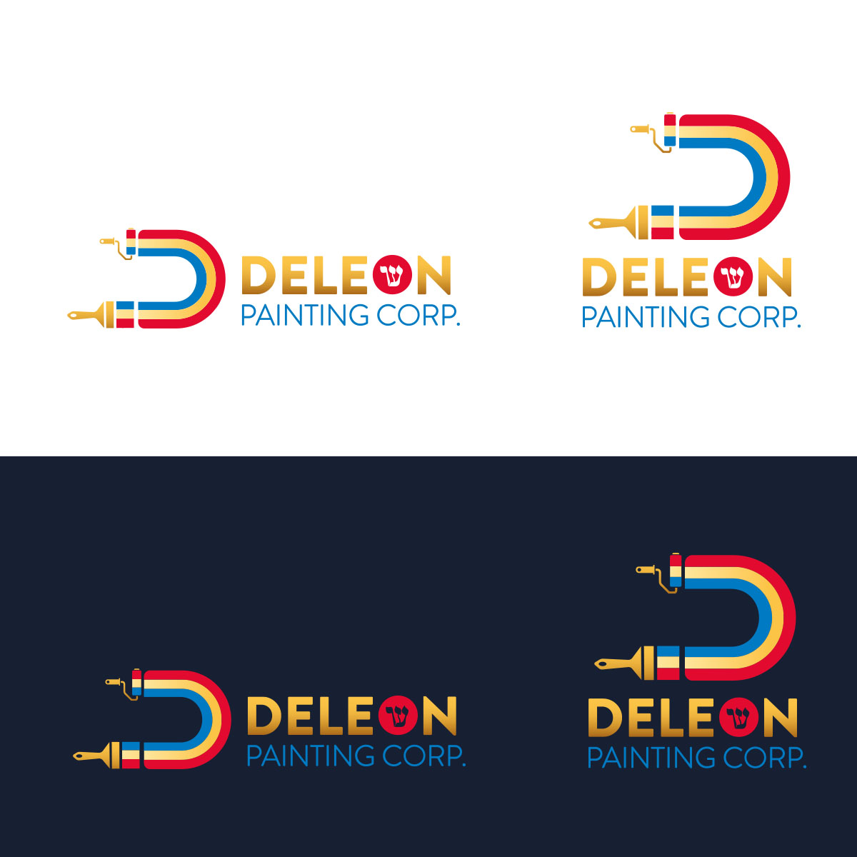 Logo Design by Aaaron for Deleón Painting | Design #26415254