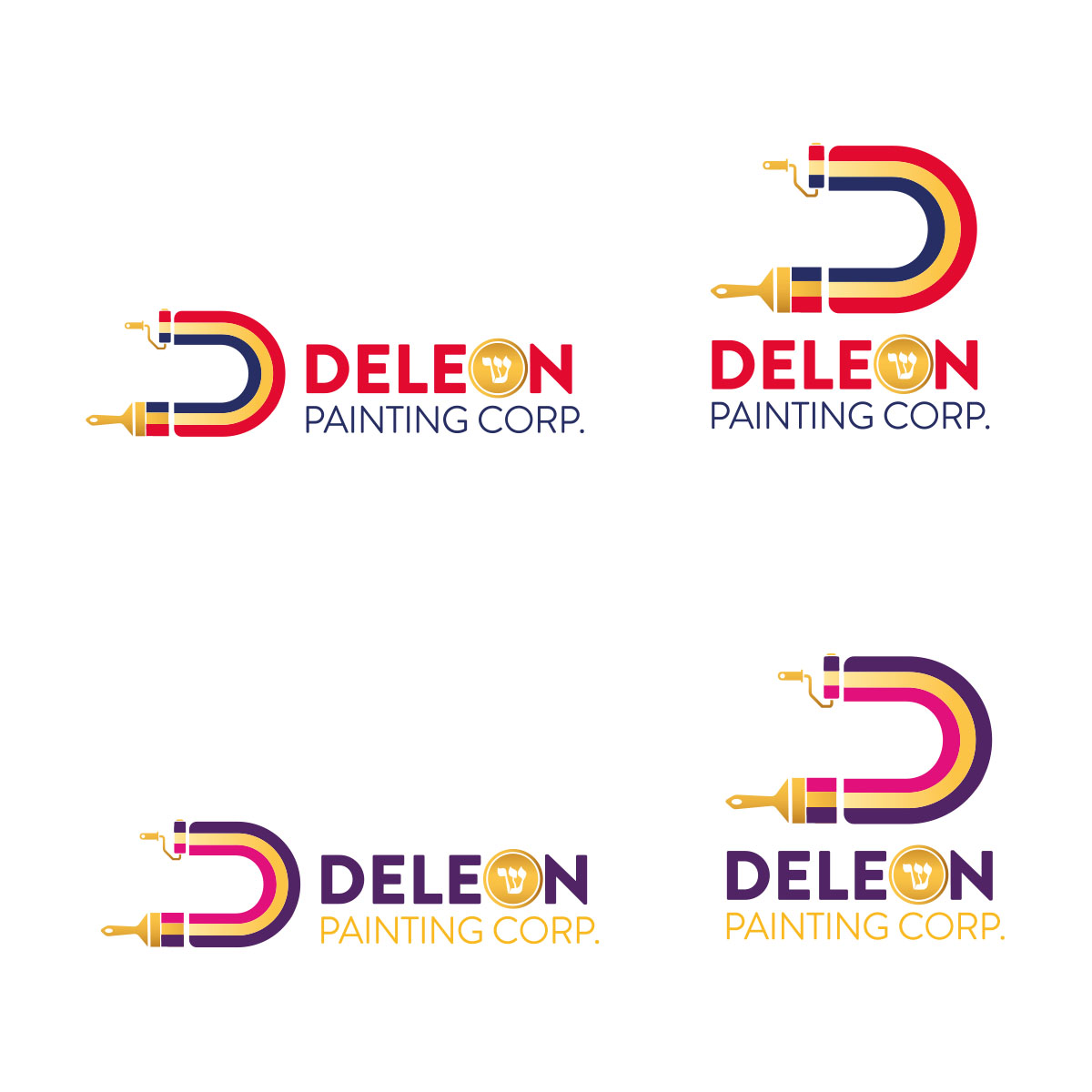 Logo Design by Aaaron for Deleón Painting | Design #26427779