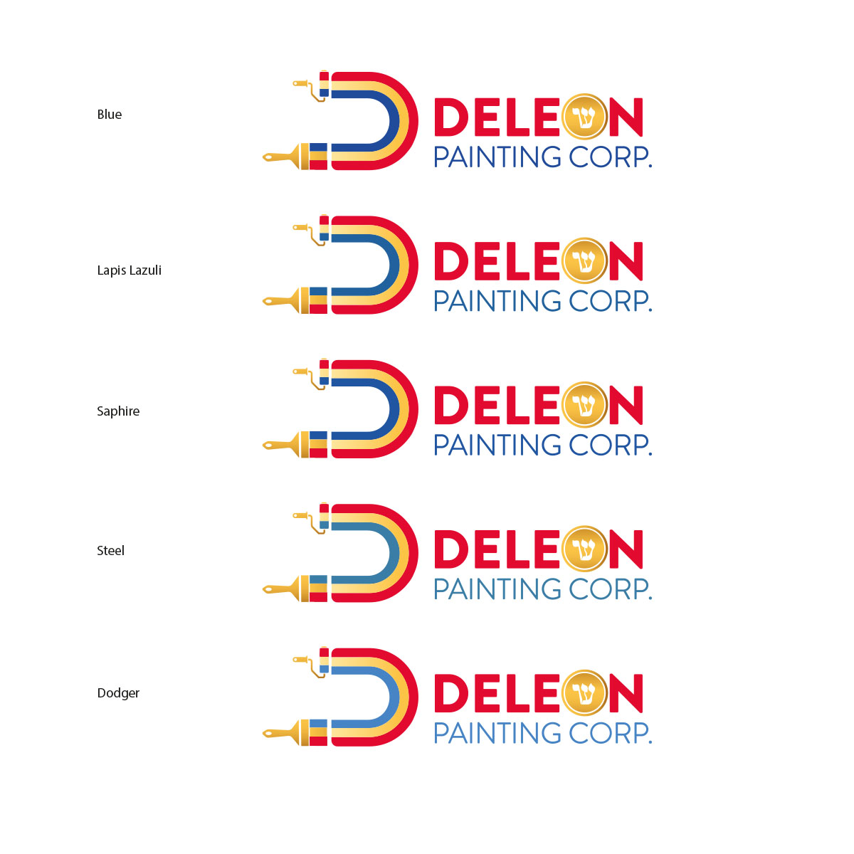 Logo Design by Aaaron for Deleón Painting | Design #26434455