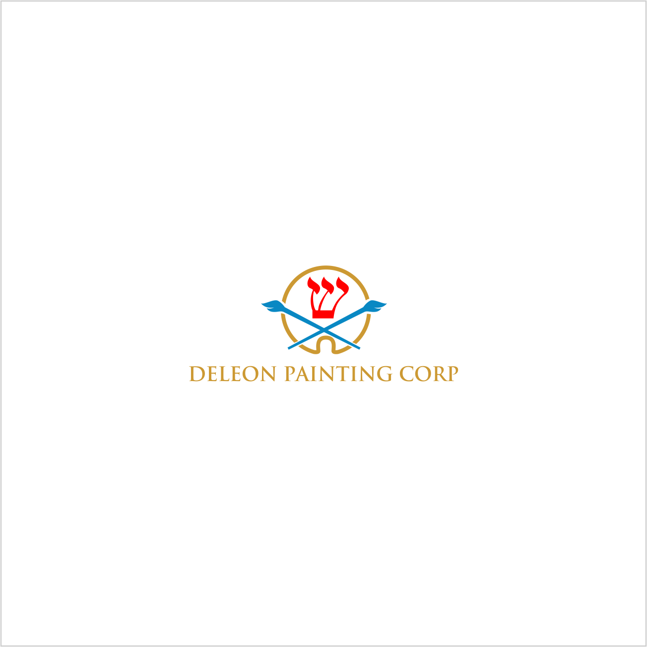 Diseño de Logo por Arham Hidayat para Deleón Painting | Diseño #26340824