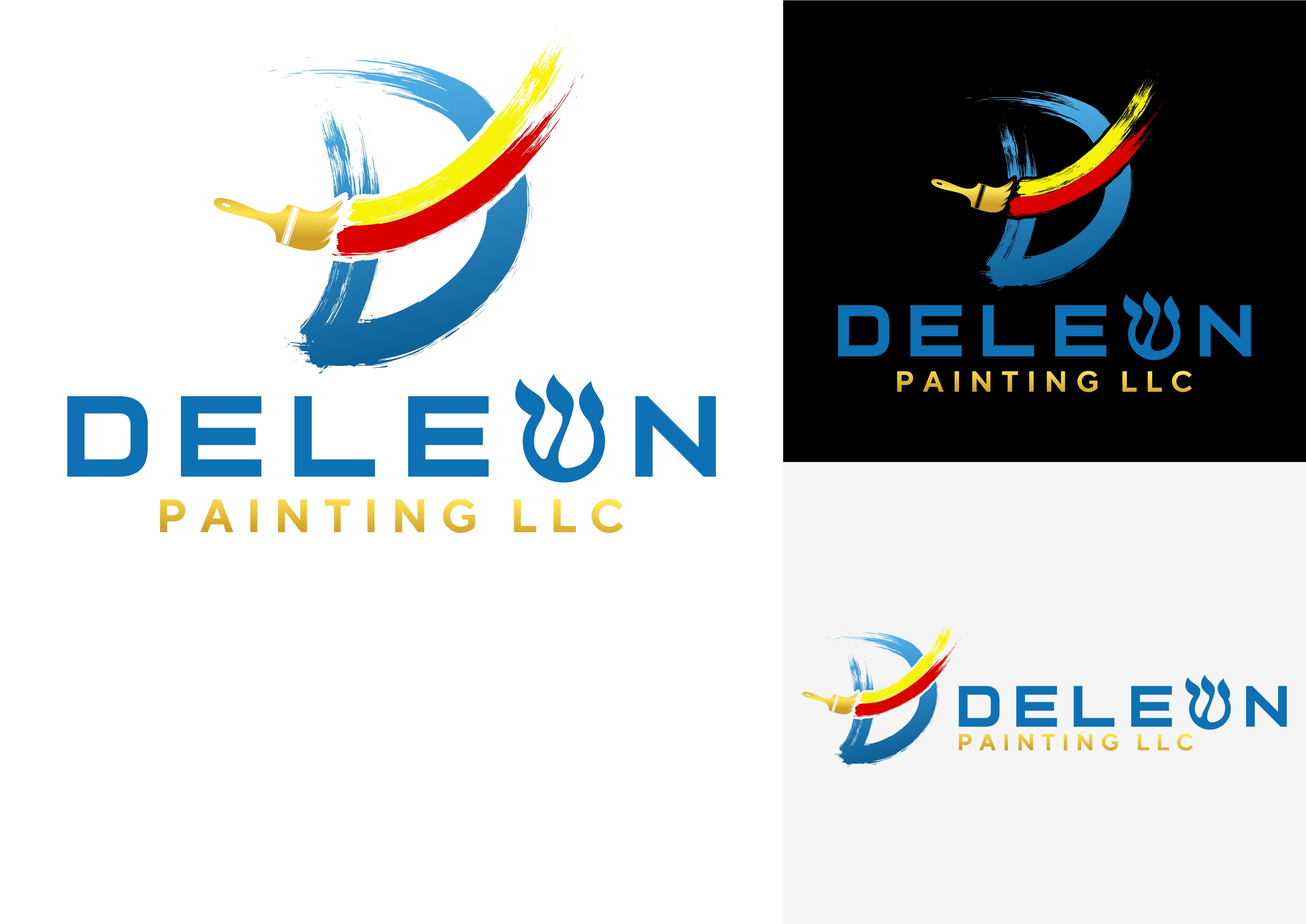Logo Design by ammar_ed for Deleón Painting | Design #26286699