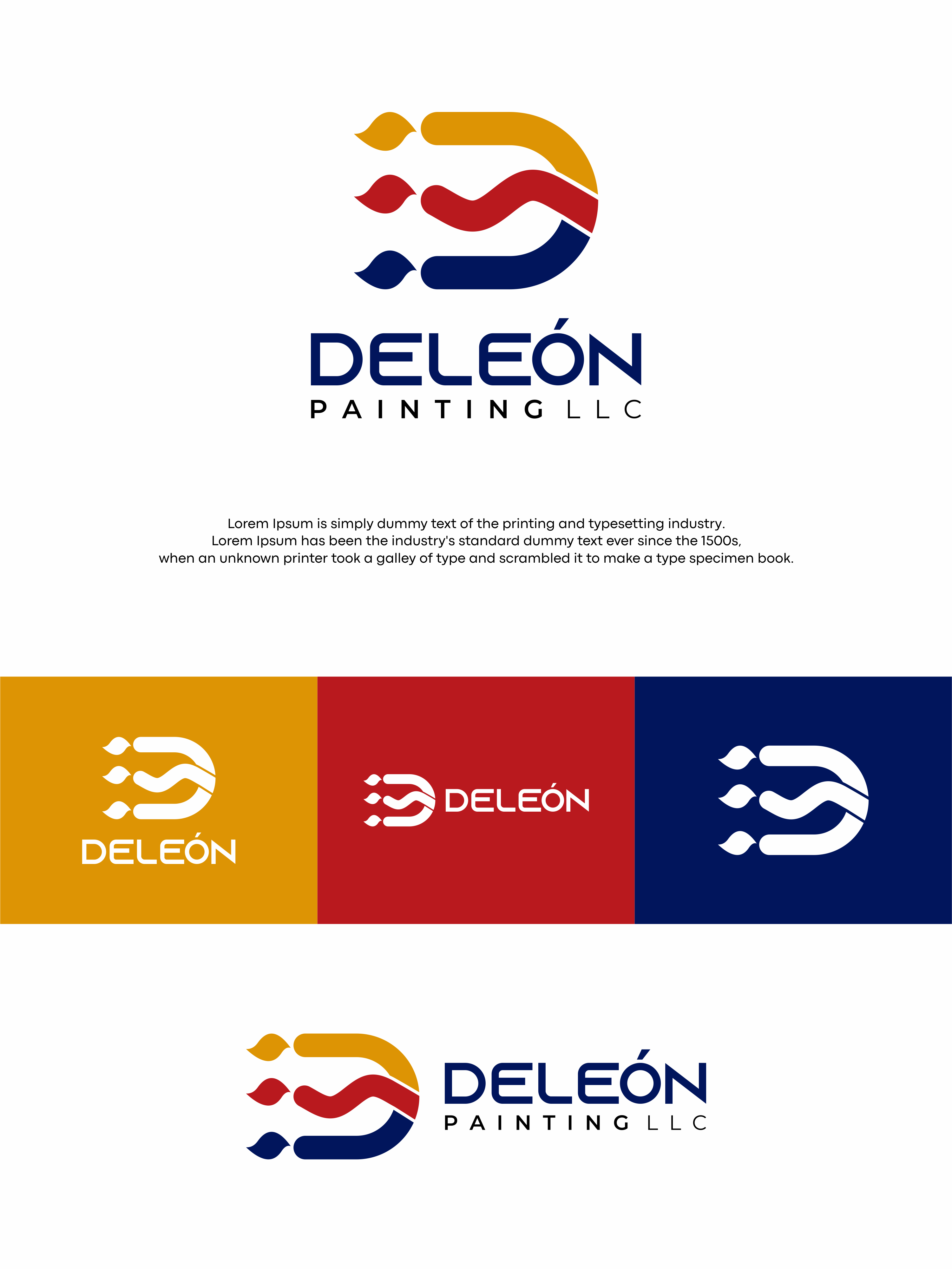 Diseño de Logo por soriyeee para Deleón Painting | Diseño #26291183