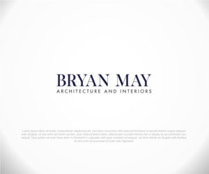 Logo Design by Niizam Uddin for Bryan May Architecture + Interiors | Design: #26310996