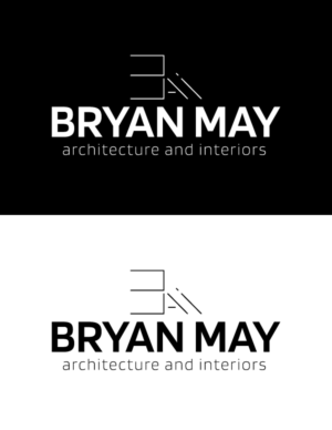 Logo Design by electrik | brand solutions for Bryan May Architecture + Interiors | Design: #26317943