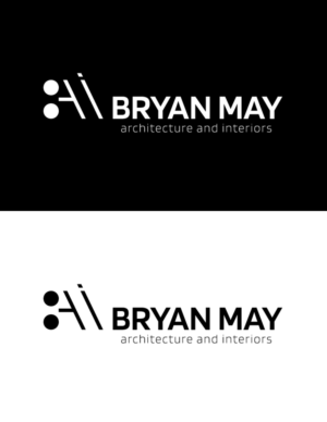 Logo Design by electrik | brand solutions for Bryan May Architecture + Interiors | Design: #26317947