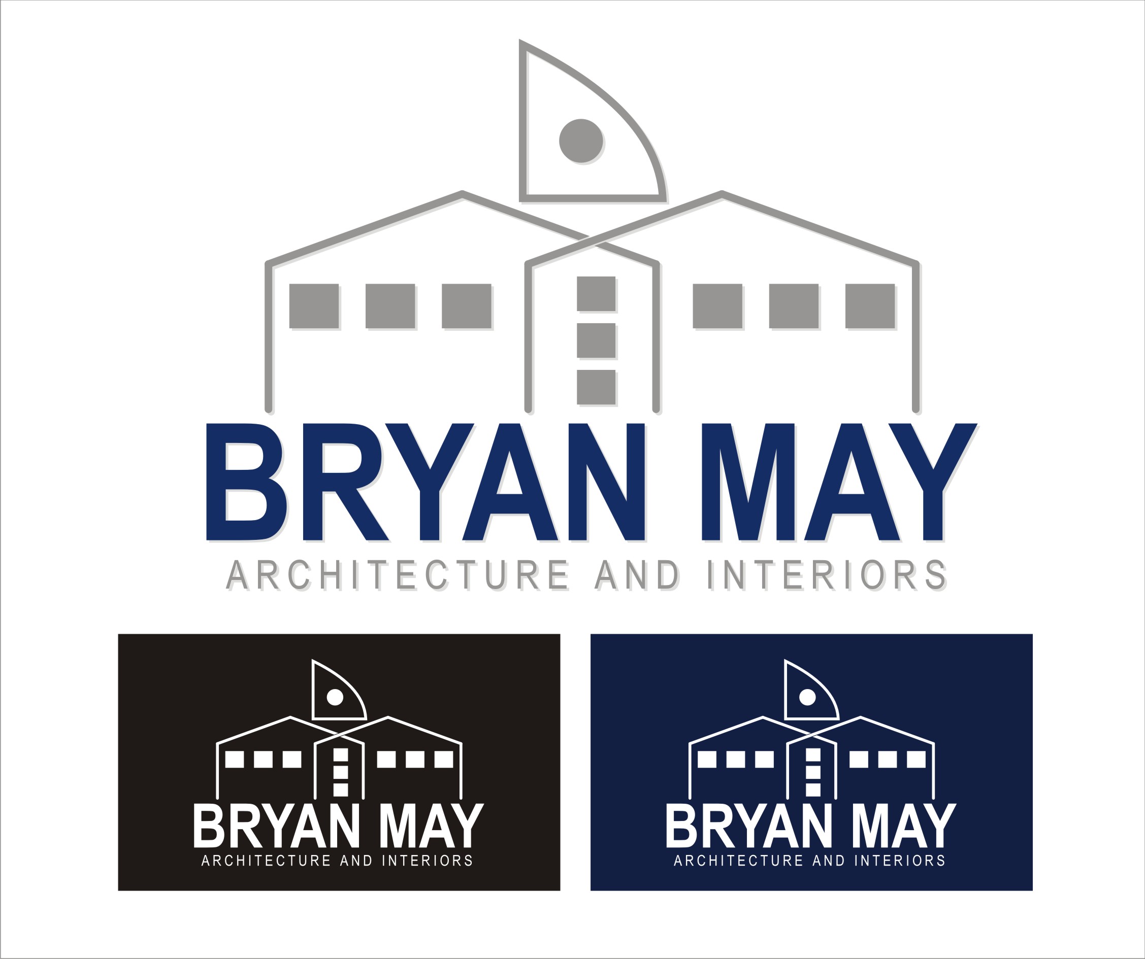 Logo Design by TARON for Bryan May Architecture + Interiors | Design #26293445