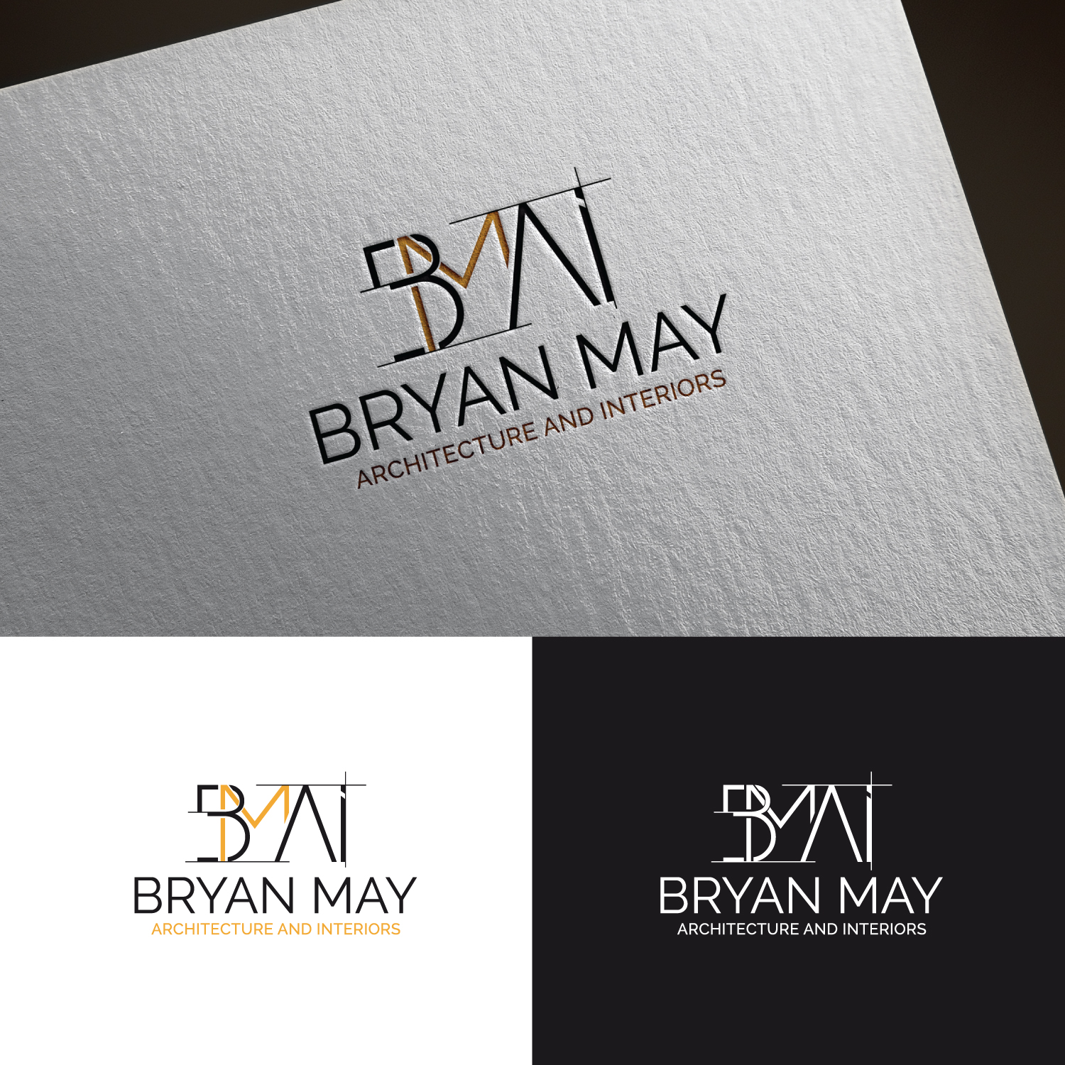 Logo Design by sankar999 for Bryan May Architecture + Interiors | Design: #26288839