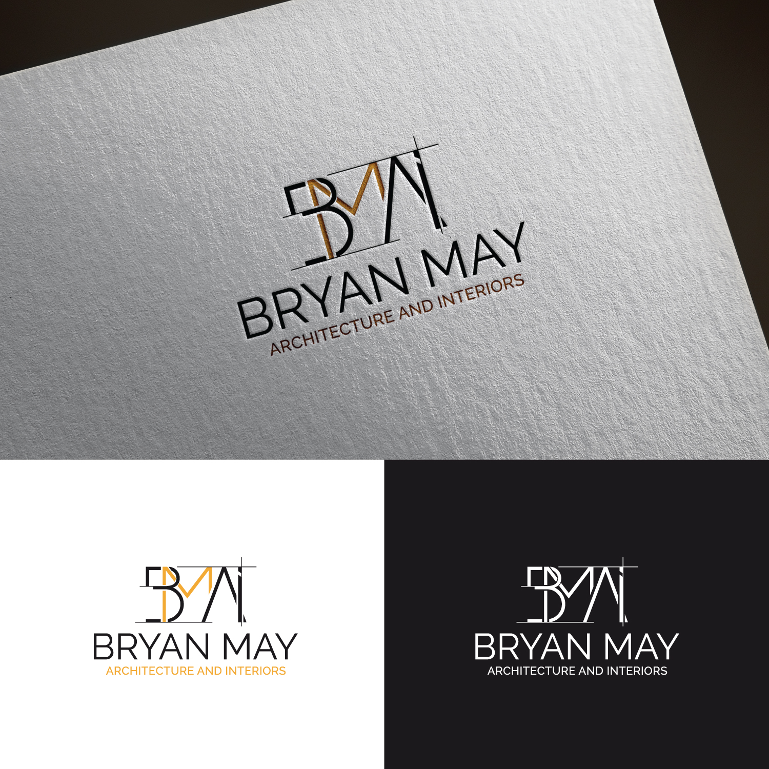 Logo Design by sankar999 for Bryan May Architecture + Interiors | Design #26294657