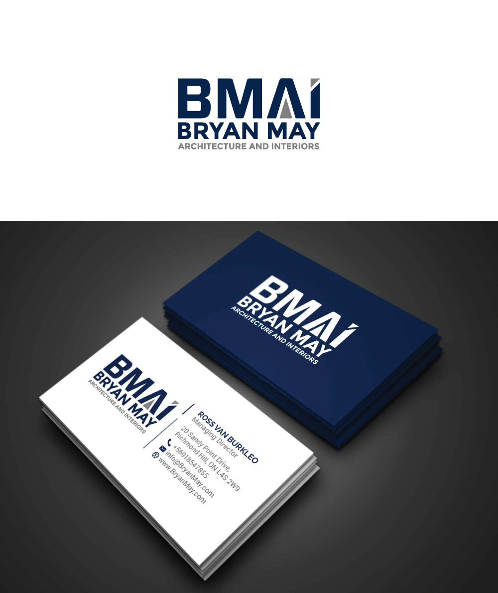 Logo Design by R.design for Bryan May Architecture + Interiors | Design #26289699